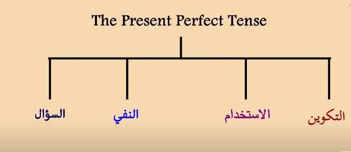 تعلم قاعدة المضارع التام The present perfect tense